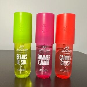 Sol de Janeiro Fragrance Mists Limited Edition Collection - Lot of 3